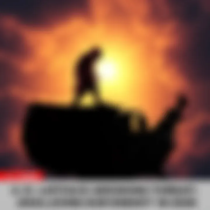 A silhouette of a menacing figure looming over a map of the United States, symbolizing rising threats to national security in 2025.