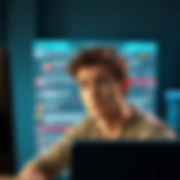 User Frustration Over Thread Removal A person looking at their computer screen with a puzzled expression after a post about the Mega Milk meme linked to Evangelion was removed.