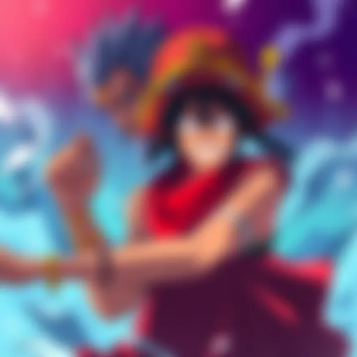 Usopp learning from Wista, gaining skills and wisdom