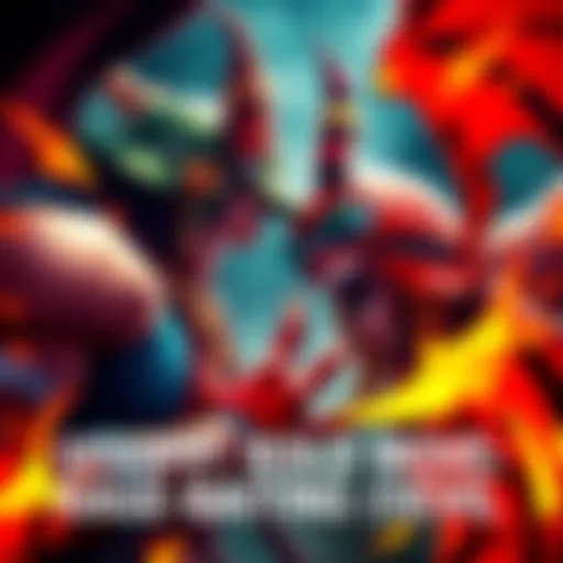 Usopp boldly taunting the Devil, showcasing his cunning tactics and fierce determination