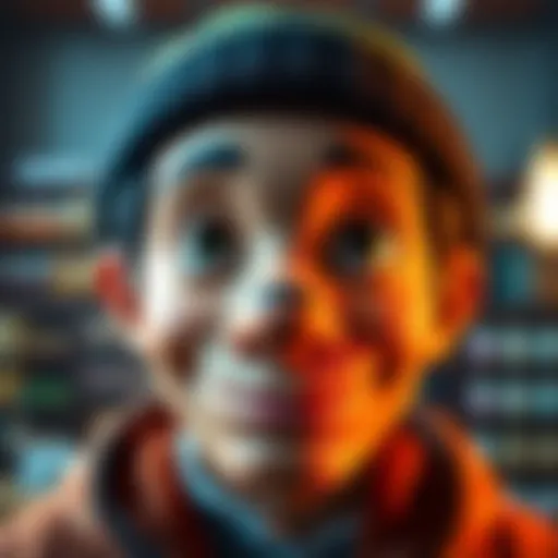 Player customizing Usopp's unique nose in Tomodachi Life