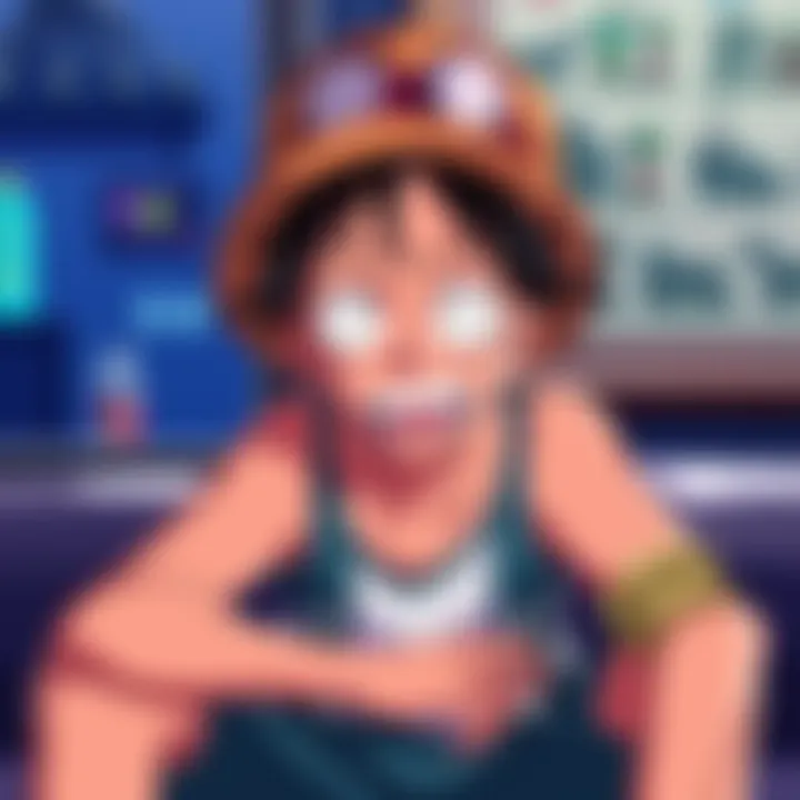 Usopp expressing surprise with wide eyes and an open mouth, sitting down in a casual setting, with no action around him