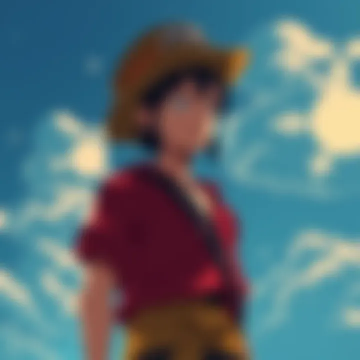 Usopp from One Piece standing with a pensive expression, gazing off into the distance as he reflects on his strengths and weaknesses.