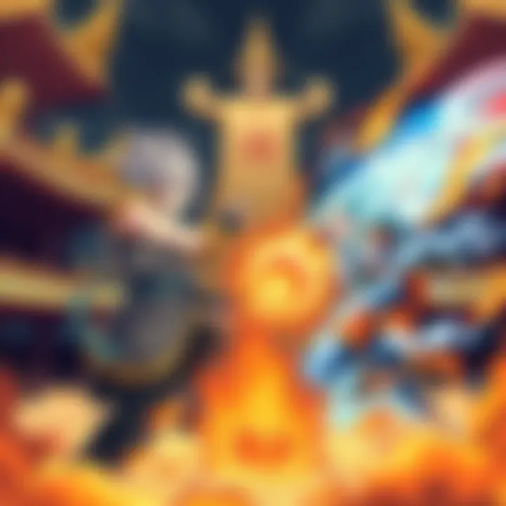 Uvogin faces Gon and Killua in an intense battle during a palace invasion, showcasing their powers at peak performance.