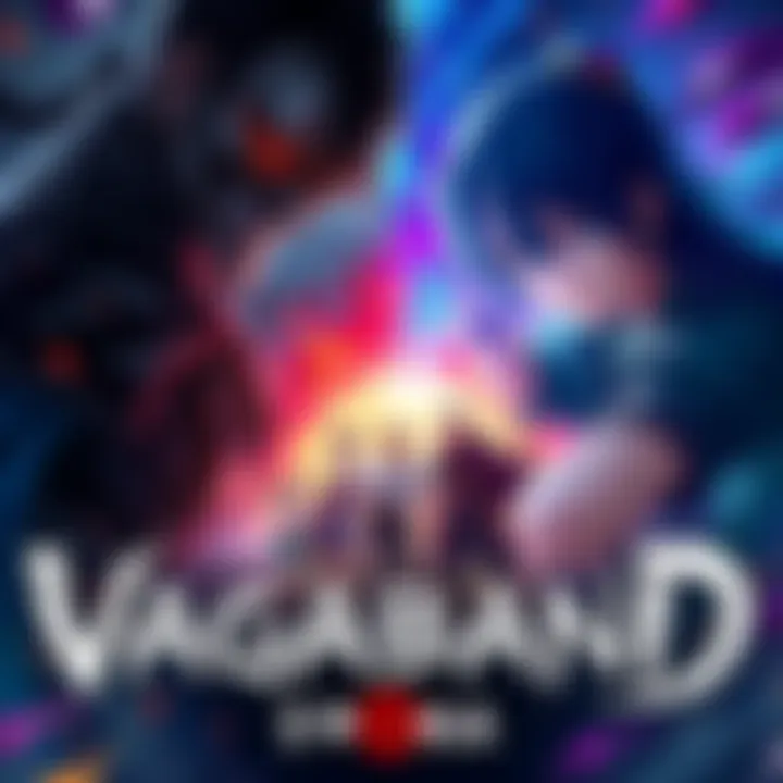 An artistic depiction showing two styles: the detailed, dark look of Sekiro and the vibrant, dynamic 3D style of Arcane, with characters from Vagabond in the center