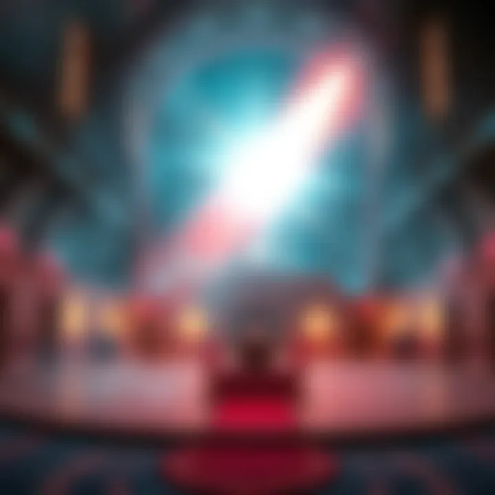 Healing Light in Valhalla's Infirmary A bright light shining over an infirmary in Valhalla, with ethereal energy suggesting the possibility of eye regeneration.