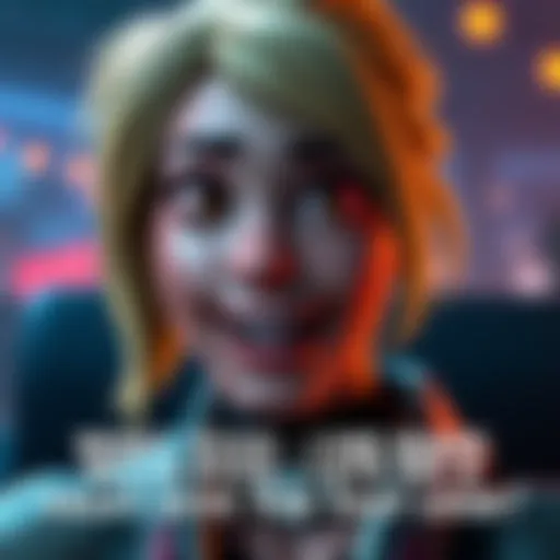 A surprised Valky smiling with raised eyebrows while listening to a pick-up line
