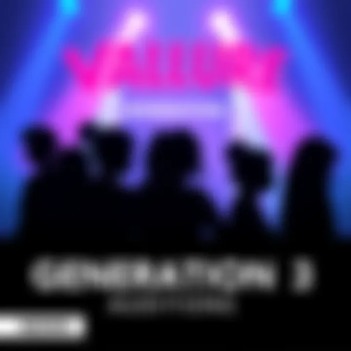 Silhouettes of new Vtuber personalities for Generation 3 auditions
