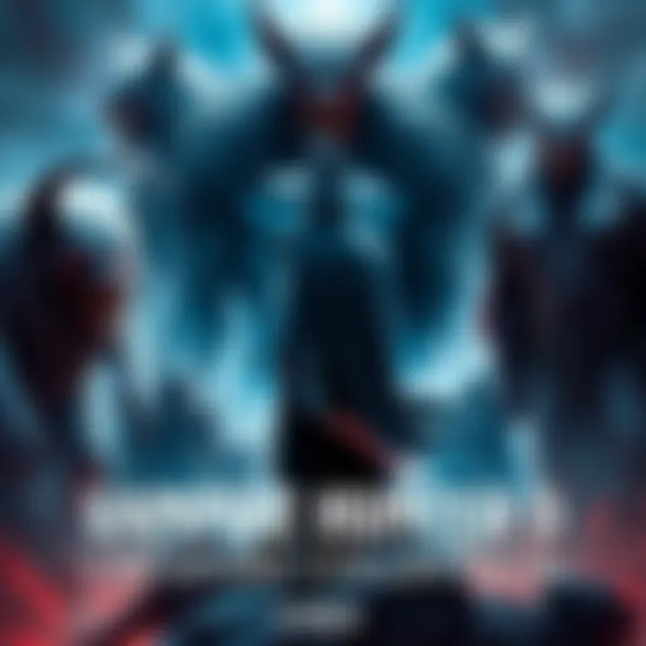 Vampire Hunter D Creature Collection A variety of creatures from Vampire Hunter D, including werewolves, mutants, and a shadow sentinel controlled by a witch, depicted in a colorful scene.