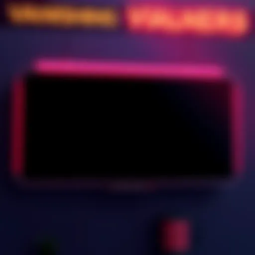 Ticket banners disappearing from a screen, showing a blank space where they used to be