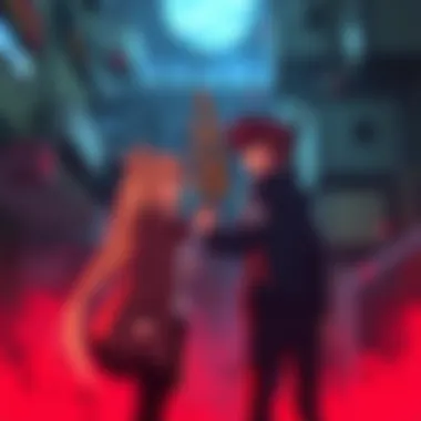 Vash stands with a plant, facing Knives in an emotional moment during the finale of Trigun Stargaze, showcasing their intense confrontation.