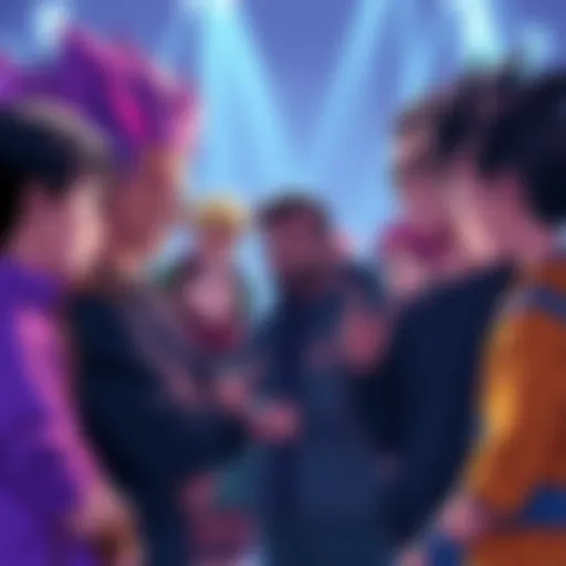 A group of fans engaged in a heated discussion about Vegeta and Chi Chi, sharing opinions and interpretations of the characters.
