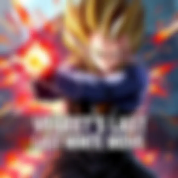 Vegeta performs a powerful attack in the heat of battle, showcasing his strength and determination.