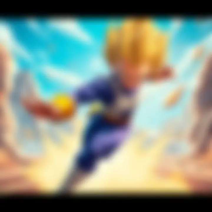 Vegeta races to Namek Vegeta dashes towards Namek with determination, aiming to stop Frieza from taking the dragon balls.