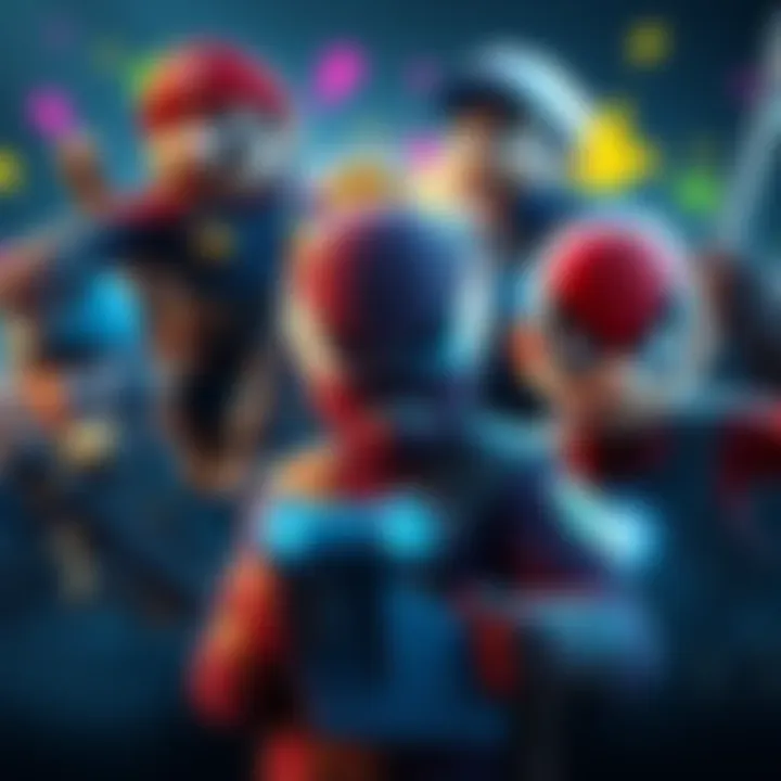 A collection of iconic video game characters looking inspired and cinematic, ready for a movie adaptation.