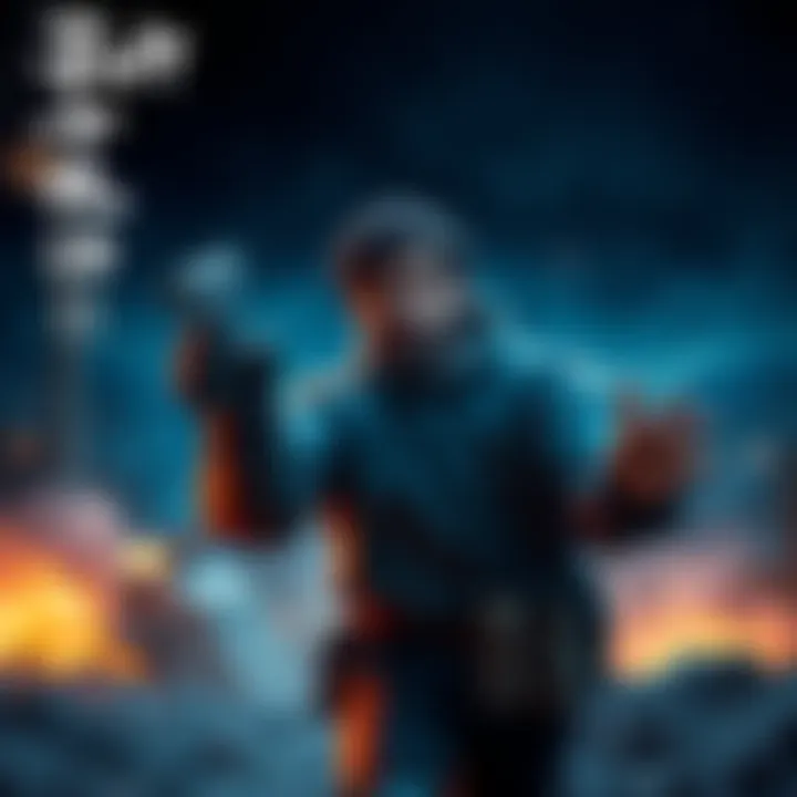 Villager A determinedly faces obstacles while trying to save the villainess in a dramatic scene.