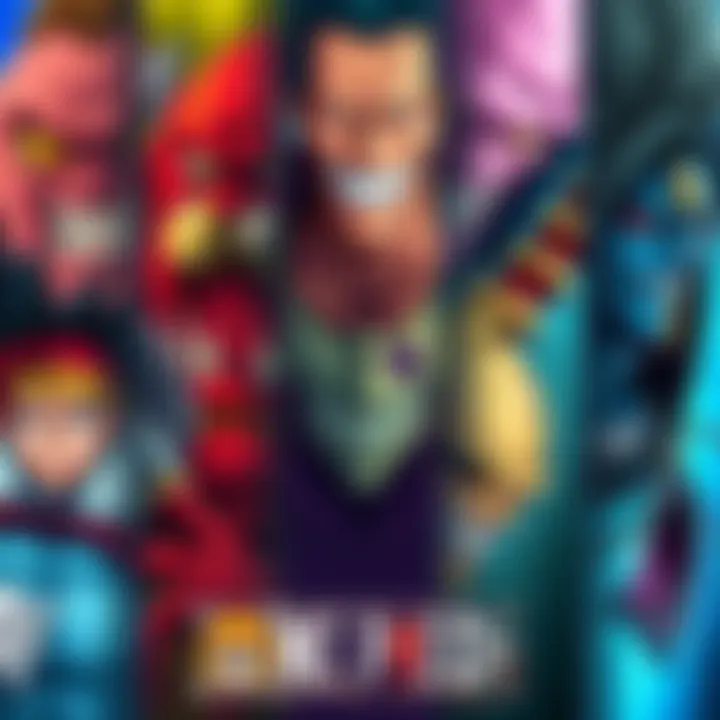 A collage of notable villains from One Piece, showcasing their unique features and expressions.