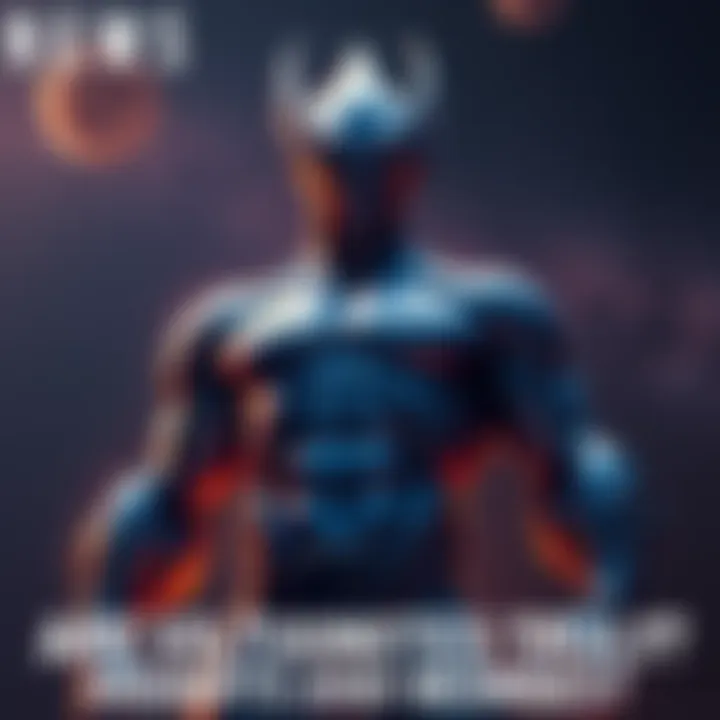 Viltrumite Character in Space A Viltrumite character displaying their robust physique and alien features against a starry backdrop, symbolizing their potential planetary nature.