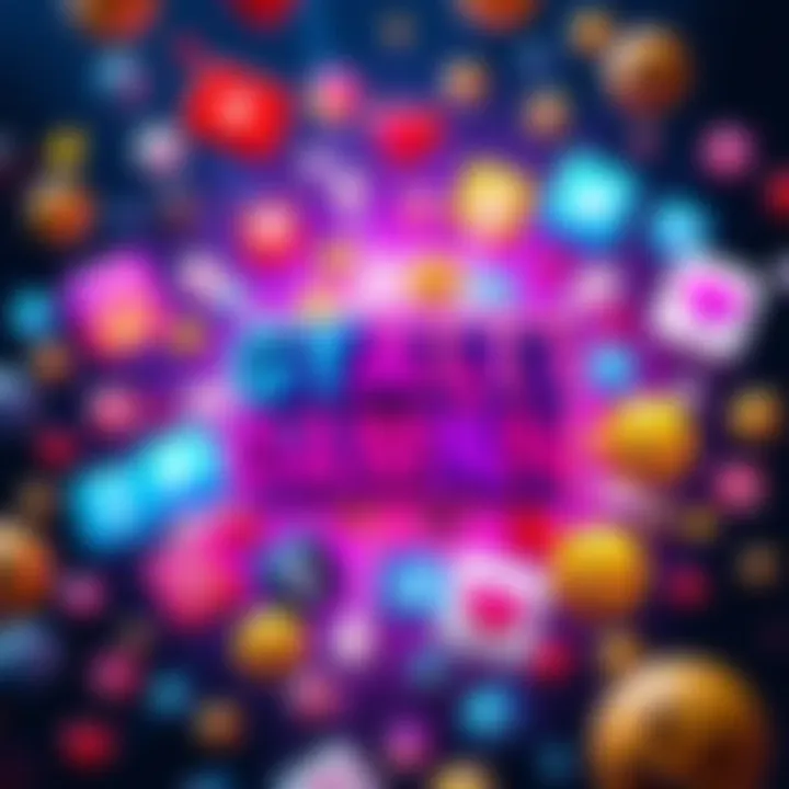 A colorful graphic featuring the phrase 'GYATTTT DAMNN' surrounded by social media icons and emojis, illustrating its viral impact.