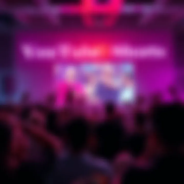 Screenshot of a YouTube Shorts video showing bizarre content that went viral, with a crowd of people engaged and watching in amazement.