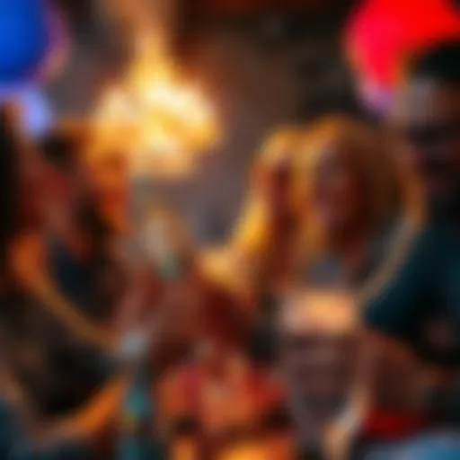A group of friends joyfully enjoying vodka straight from the bottle at a social gathering.