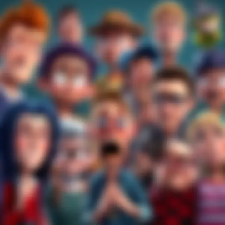 A collage showing several animated characters alongside their voice actors, with expressions of disappointment and confusion, highlighting miscast roles in animation.