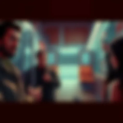 A scene depicting the aftermath of Volg's robbery in Season 1, with characters reacting in shock and confusion.