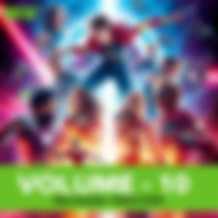 A vibrant graphic showcasing key characters and thrilling moments from Volume 10, highlighting the excitement of the upcoming release.