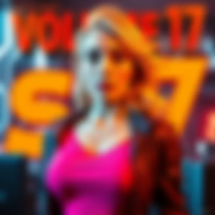 Cover of Volume 17 Featuring Donna Schlag New Volume 17 cover showing the character Donna Schlag with slanted letters in a vibrant design