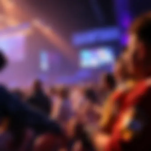 People casting votes to eliminate their least favorite player in a competitive game event