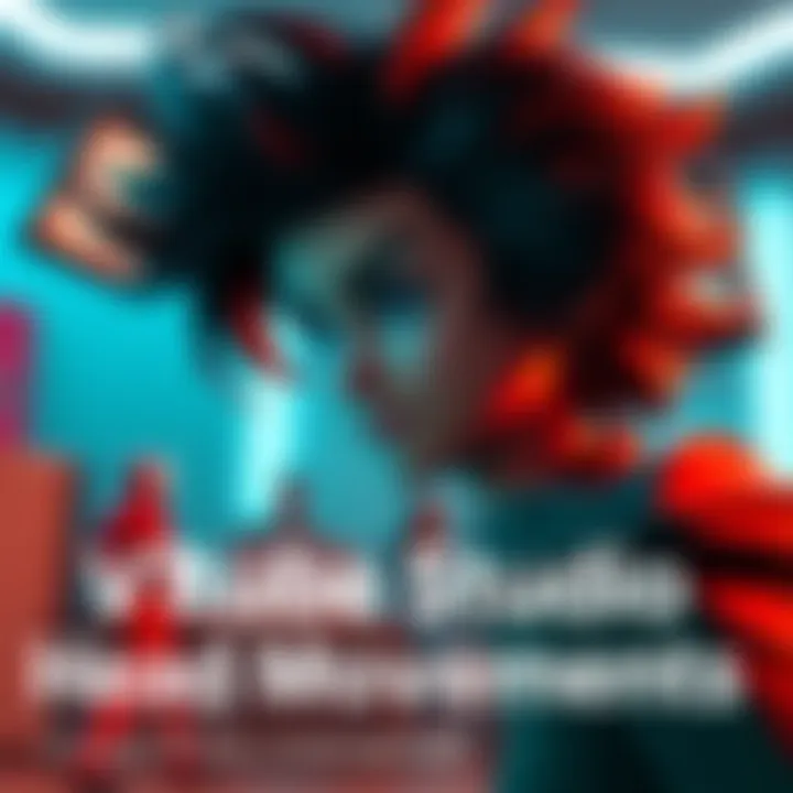 A character in VTube Studio with a focus on Z angle adjustments for smoother head movement and hair flow.