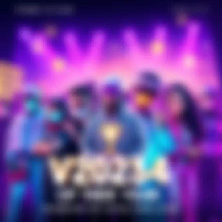 Celebration of top VTubers for 2025 with colorful graphics and virtual characters