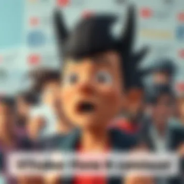 A VTuber character resembling Shoe0nhead with animated facial expressions showing surprise and confusion, amid a backdrop of social media comments and reactions.