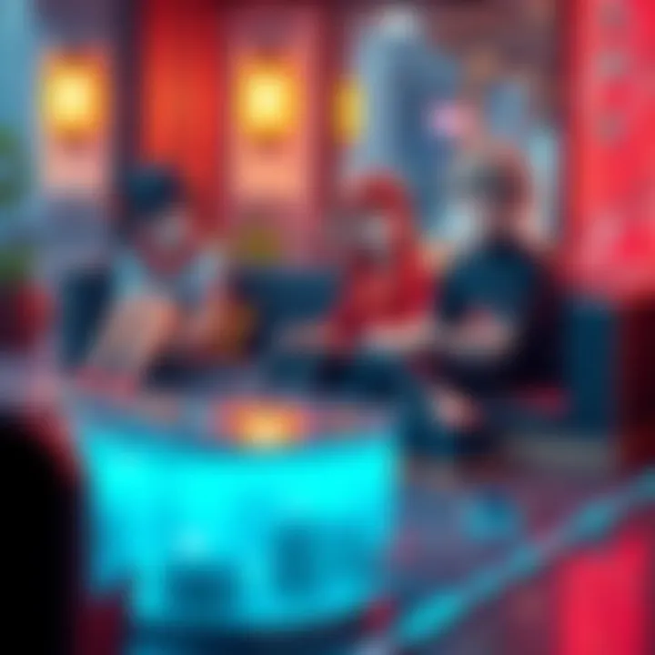 Three new figures of Watame, Iroha, and Raden enjoying a relaxed setting