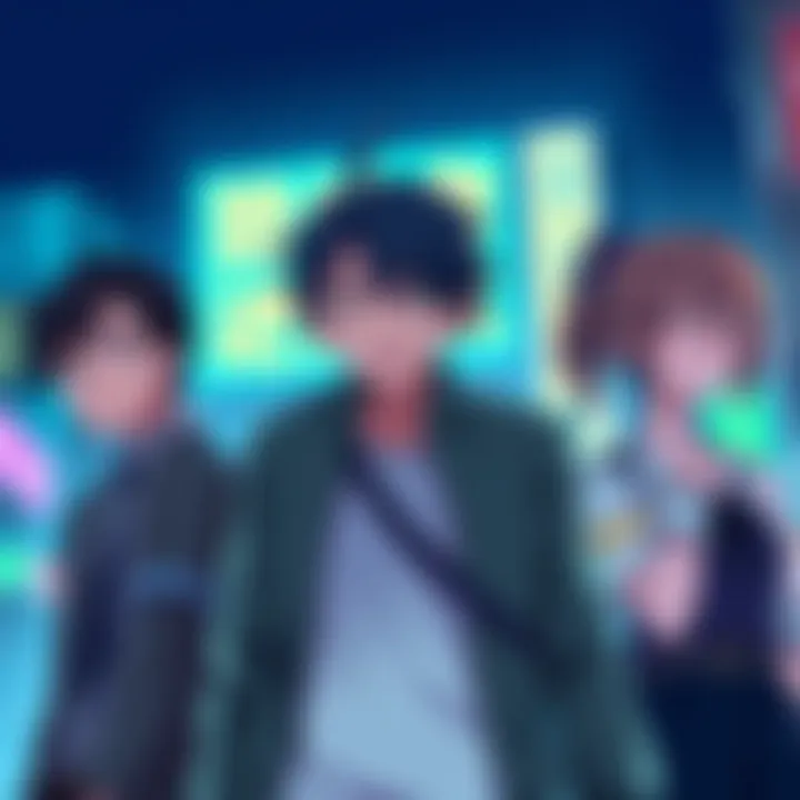 Main characters Naoto, Satsuki, and Yukari from Watari-kun showing their different personalities in a tense scene