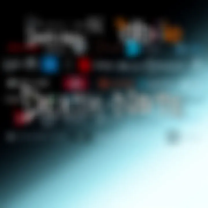 A collage of logos from different streaming services showing where to watch Death Note in English