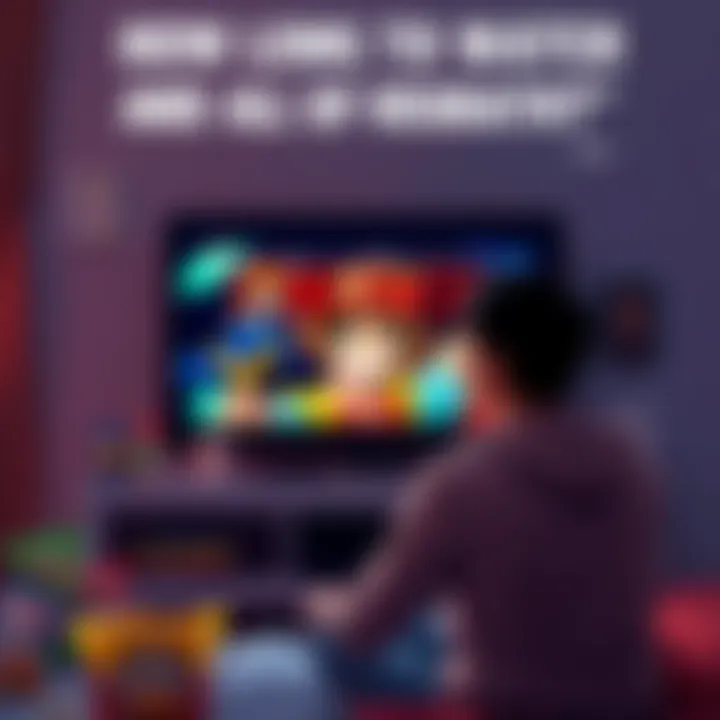 A fan intently watching One Piece on a television, surrounded by snacks and anime merchandise