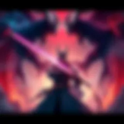 A weak character from Demon Slayer stands defiantly against Homelander, showcasing their unique abilities in a dramatic confrontation.