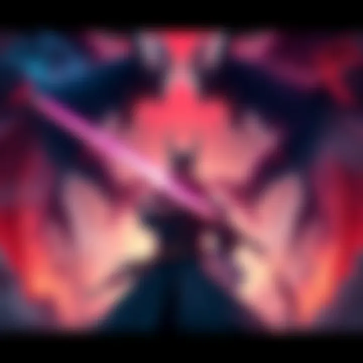 A weak character from Demon Slayer stands defiantly against Homelander, showcasing their unique abilities in a dramatic confrontation.