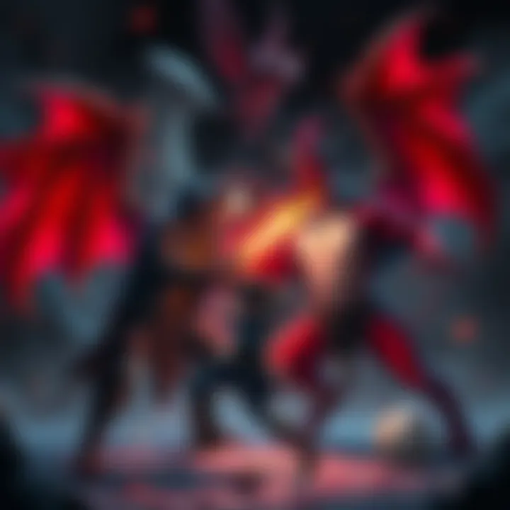 A scene depicting Denji defeating a blob devil and the Chicken Devil in the CSM universe, showcasing their weak forms.