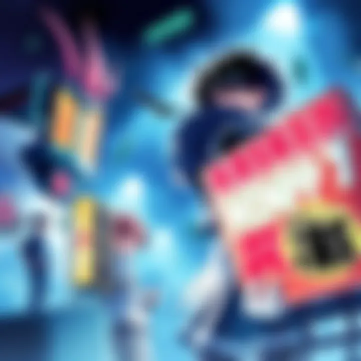 A collection of popular manga titles from Weekly Shonen Jump, showcasing colorful covers and characters that engage readers.