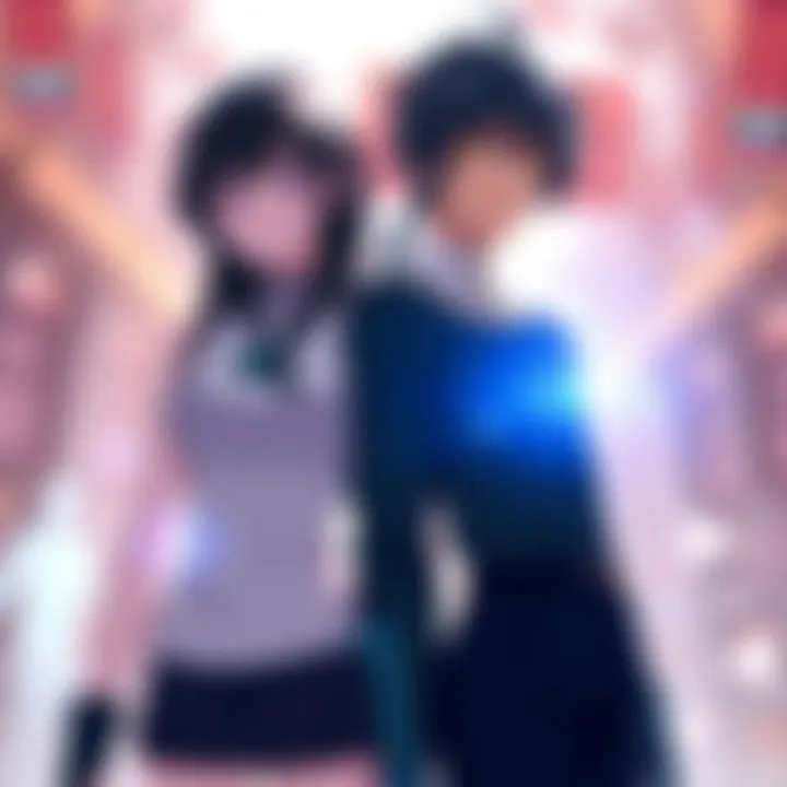 Weiss and Blake standing side by side in a bright setting, showing their friendship despite different backgrounds.