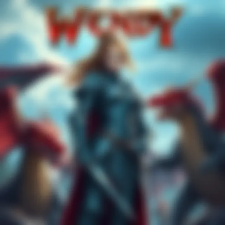 Wendy standing confidently in armor, surrounded by friendly dragons, showcasing her role as an ally from the start.