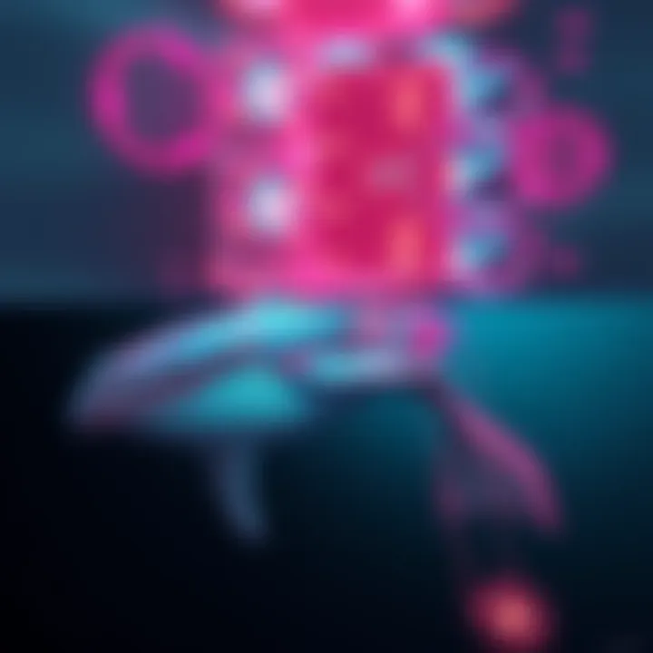 A graphic showing a whale with elements connecting to the Interface Series, symbolizing their relationship.