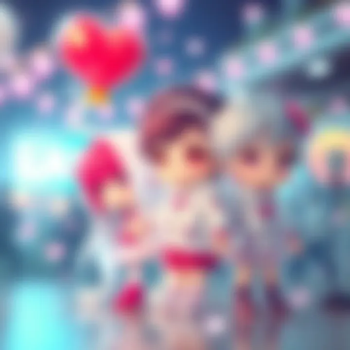 New White Day Chibis Colorful White Day Chibi characters celebrating love and creativity