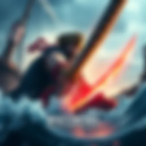 Whitebeard character with a massive sword, surrounded by waves and stormy skies, hinting at his possible return in Season 3.