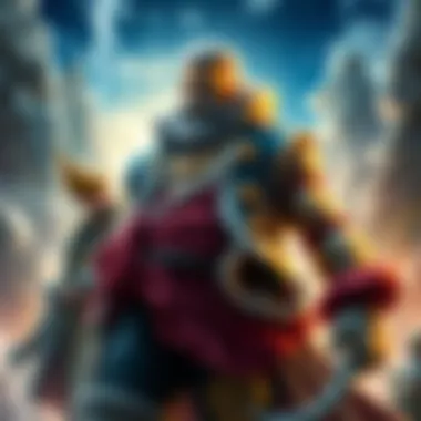 Whitebeard stands tall and powerful, showcasing his strength during the God Valley incident, with Rocks, Roger, and Garp in the background
