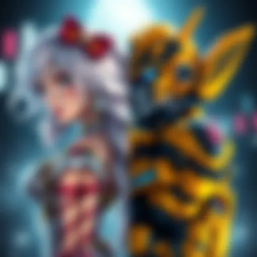 A side-by-side comparison of Whiterose and Bumblebee, highlighting their differences in representation.