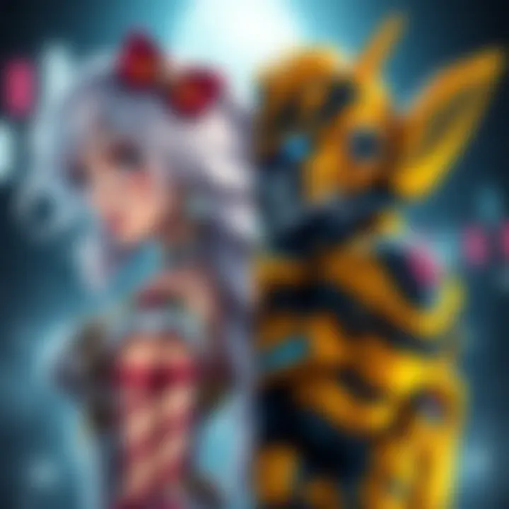 A side-by-side comparison of Whiterose and Bumblebee, highlighting their differences in representation.