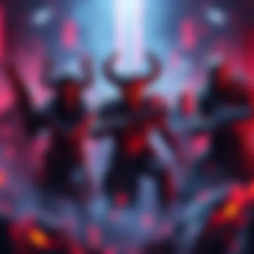 Wicked Bloodline characters preparing for a major upgrade in gaming, showcasing their new abilities and enhancements.